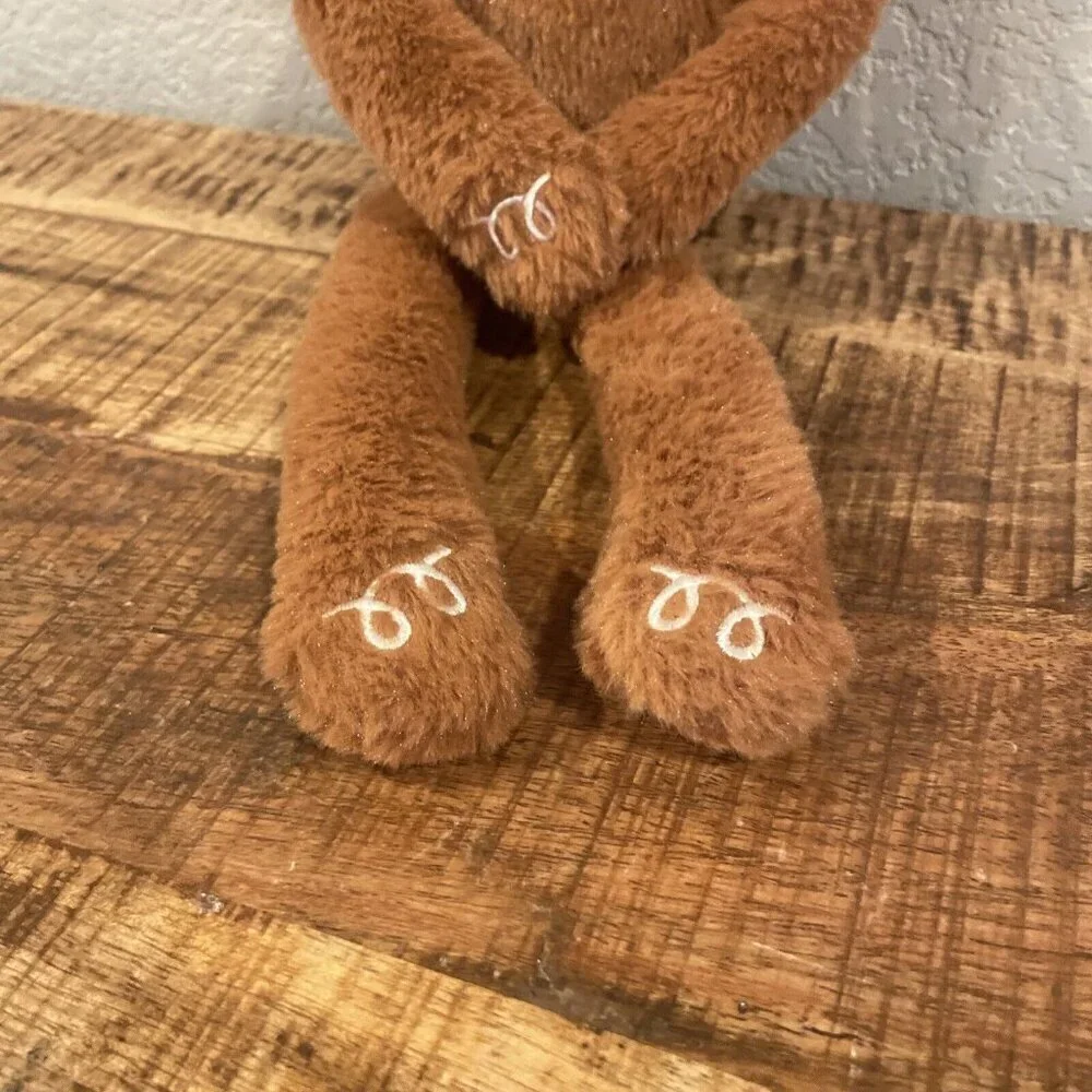 Gingerbread Man Plush Hug Hook Loop Hands Hugging Hanging InterAmerican Product